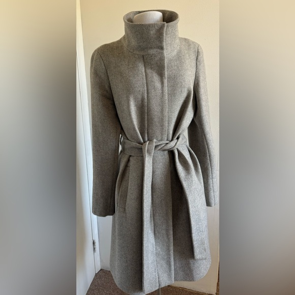 LAUREN by Ralph Lauren Gray Zipper Jacket - Picture 3 of 17